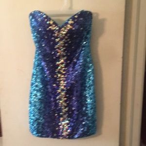Short sequin dress